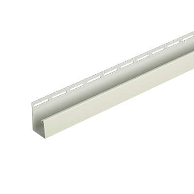 Фасадный J-профиль Деке 30 мм Слоновая кость 3,05м. (20 шт. в упак.) фото Центр Металлокровли