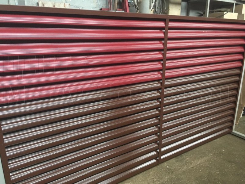 Новинка 2019: заборы-жалюзи от Центра Металлокровли