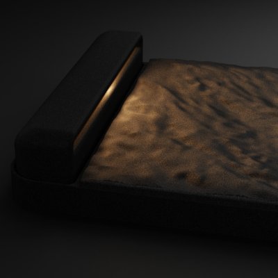 Подсветка для шаговой плиты STONE Черный Сланец 990мм на 330мм фото 1