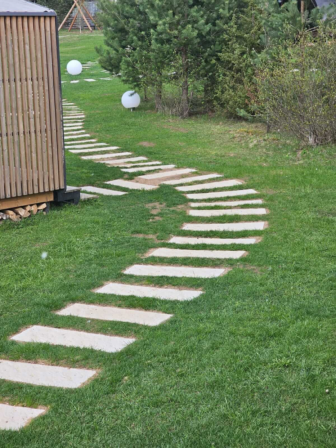 Шаговая плита STONE Светлая Галька