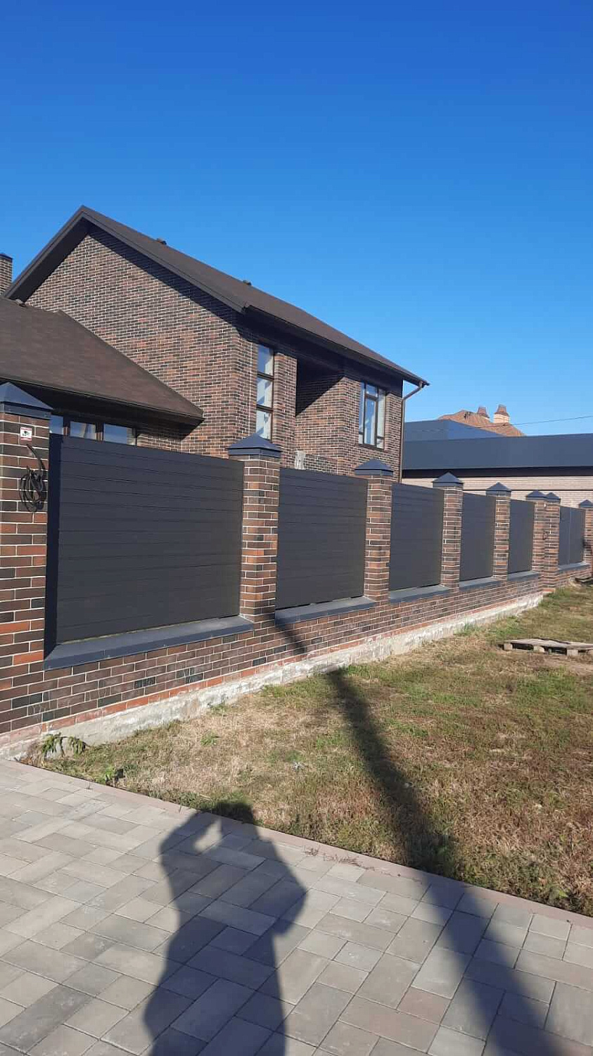 Металлопланкен 46м RAL7024/7024 Серый Графит двусторонний МАТТЕ