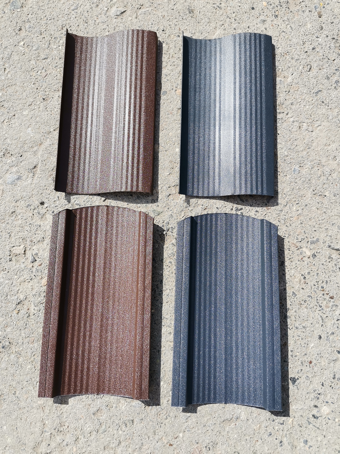 Металлопрофиль двусторонний под Стальной Бархат в Нижнем Тагиле